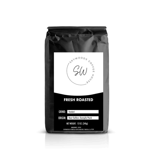 Best Sellers Sample Pack: 6Bean, Cowboy, Breakfast, Peru, Mexico, Bali
