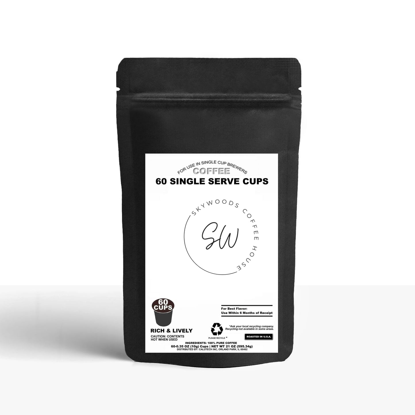 60 Pack Single Serve Coffee Capsules